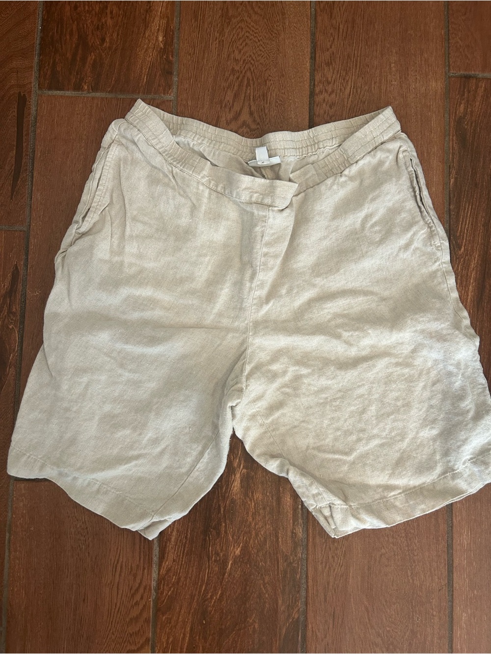 J Jill size M linen khaki shorts